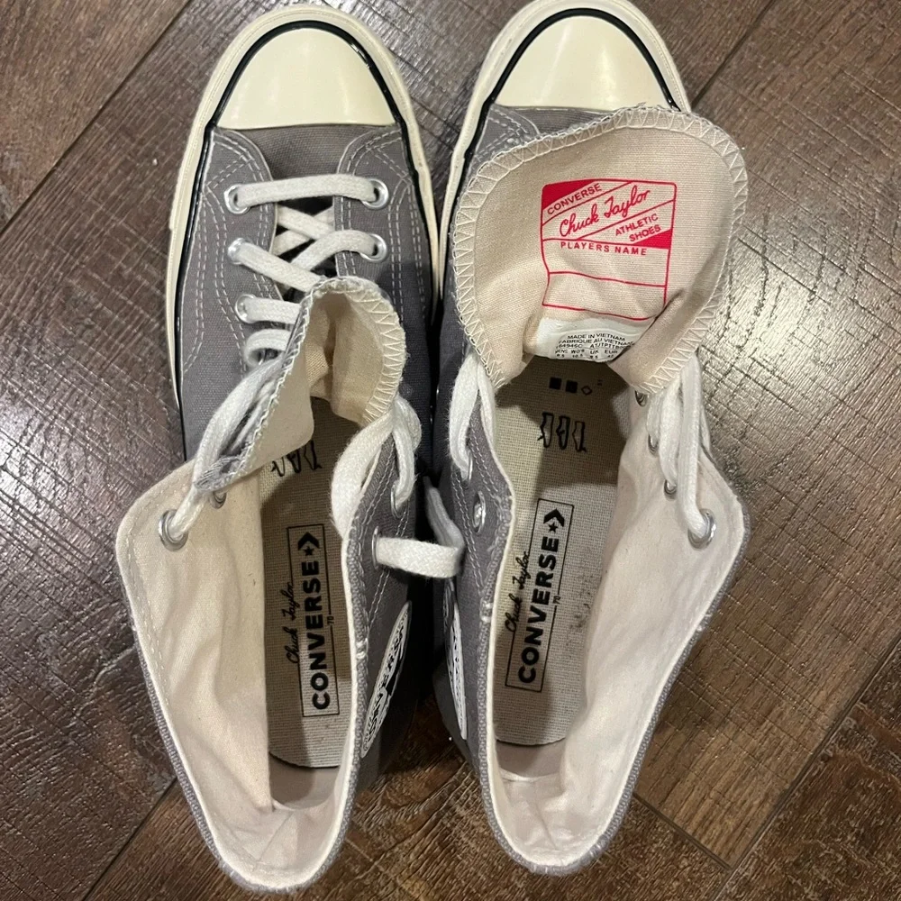 Chuck Taylor Converse All Star Grey Canvas - Picture 12 of 12